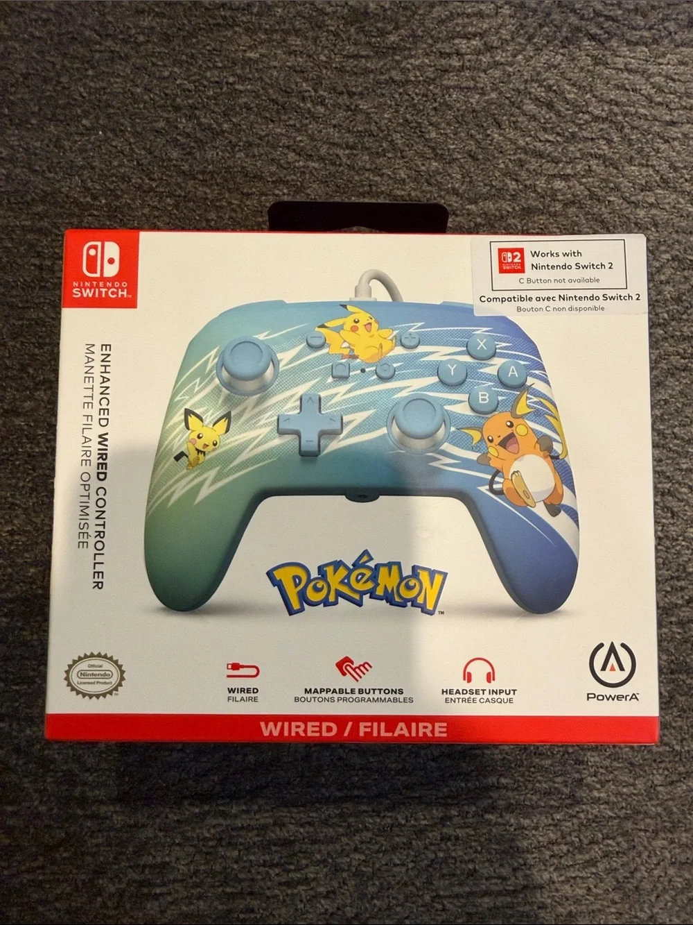 Pokémon Wired Controller for Nintendo Switch - Pikachu & Friends